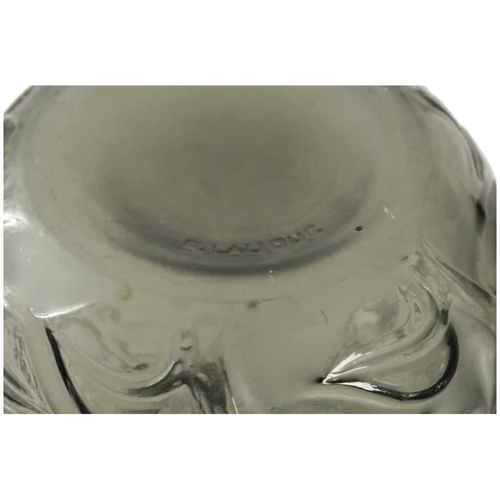 René Lalique (1860-1945) gray Sophora vase 7