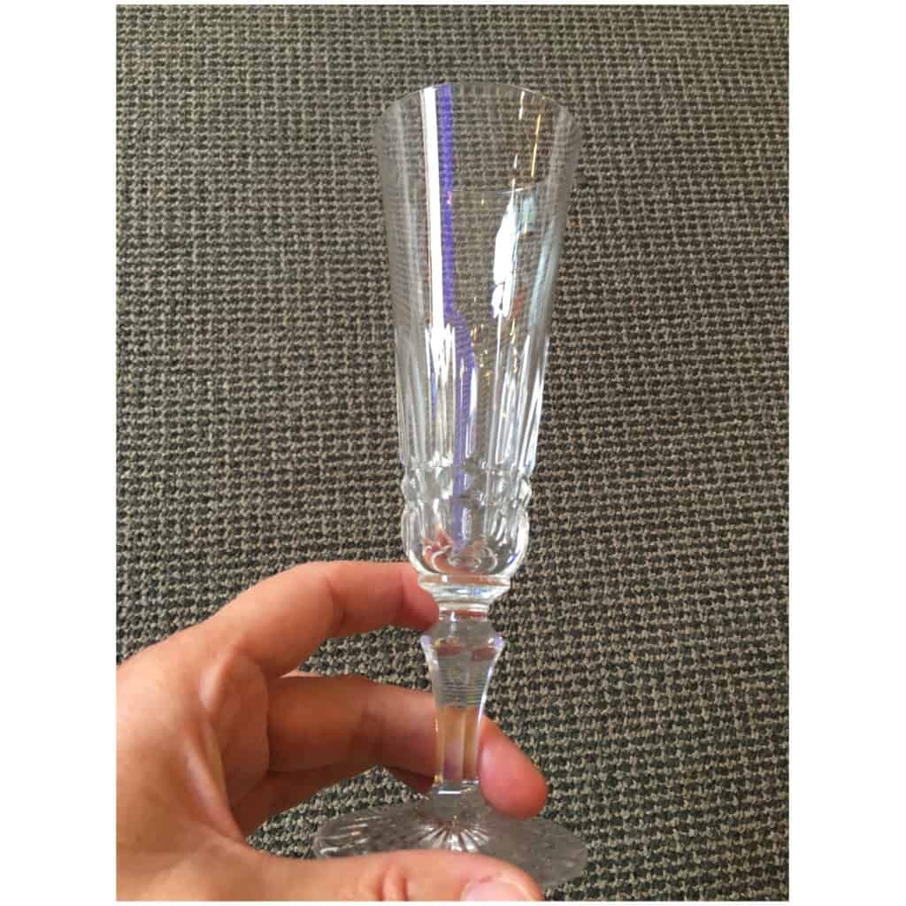 Baccarat champagne flutes 7