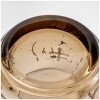 Emile Gallé – Thistles Smoking Service Enamelled Topaz Glass 3 Pieces 17
