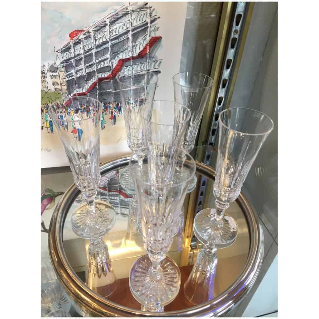 Baccarat champagne flutes 3