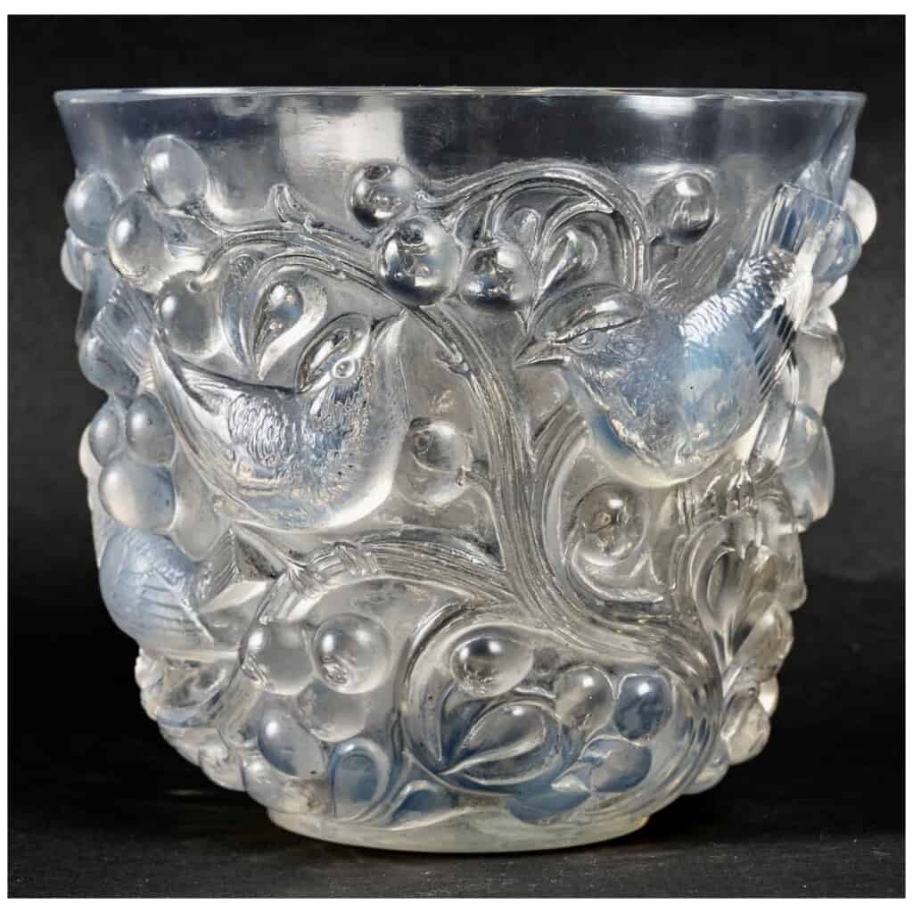 1921 René Lalique – Vase Avallon Verre Opalescent 3