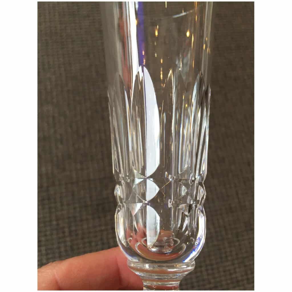 Baccarat champagne flutes 8