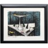 BUFFET Bernard Still life with a bowl of fruit on a midnight blue background Color lithograph justified 8 BUFFET Bernard Still life with a bowl of fruit on a midnight blue background Color lithograph justified 8