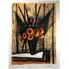 BUFFET Bernard Still life with vase of poppies and anemones Color lithograph justified 12 BUFFET Bernard Still life with vase of poppies and anemones Color lithograph justified 12