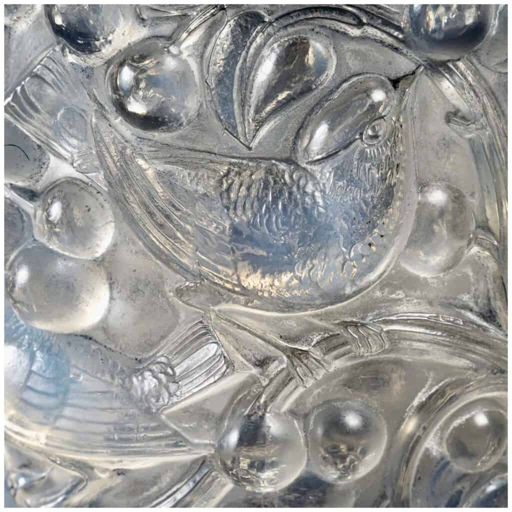 1921 René Lalique – Vase Avallon Verre Opalescent 6