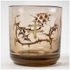 Emile Gallé – Thistles Smoking Service Enamelled Topaz Glass 3 Pieces 15