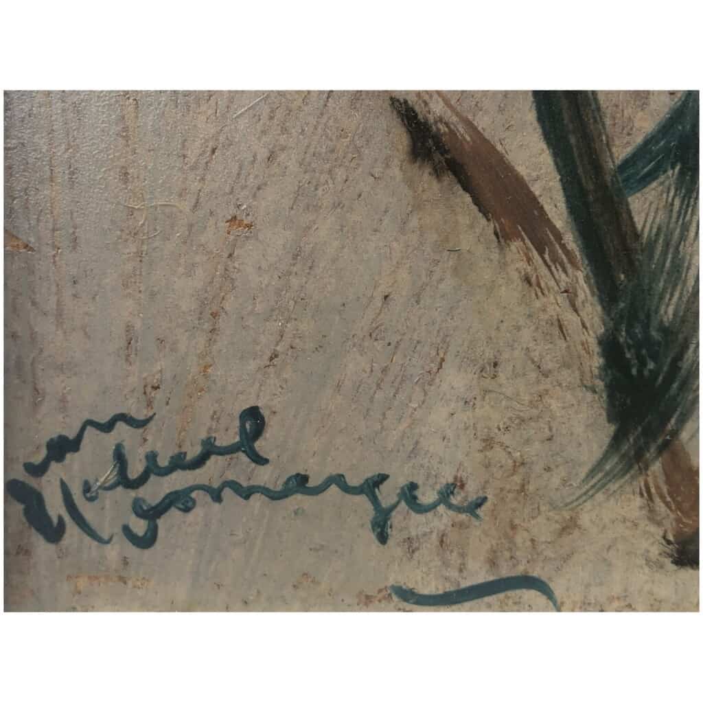 DOMERGUE Jean Gabriel Tableau XXème Siècle Peinture Mondaine « Lilian » Huile sur isorel signée 8