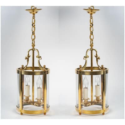 Pair of Louis style lanterns XVI.