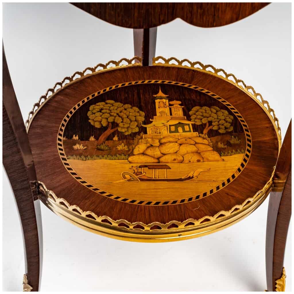 Napoleon III period coffee table (1851 - 1870). 5