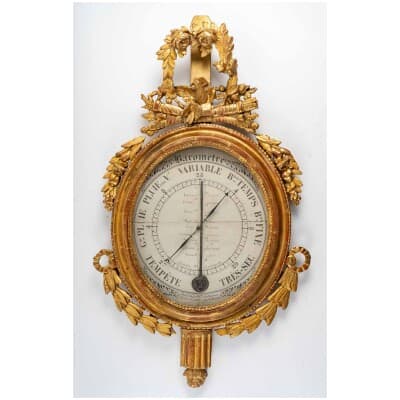 Louis period barometer - thermometer XVI (1774 - 1793).