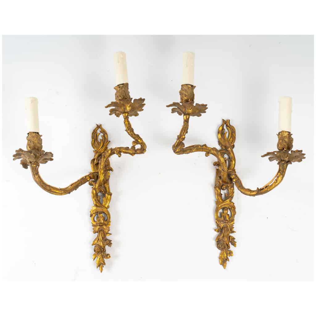 Pair of Regency style sconces from the Napoleon III period (1851 - 1870). 3
