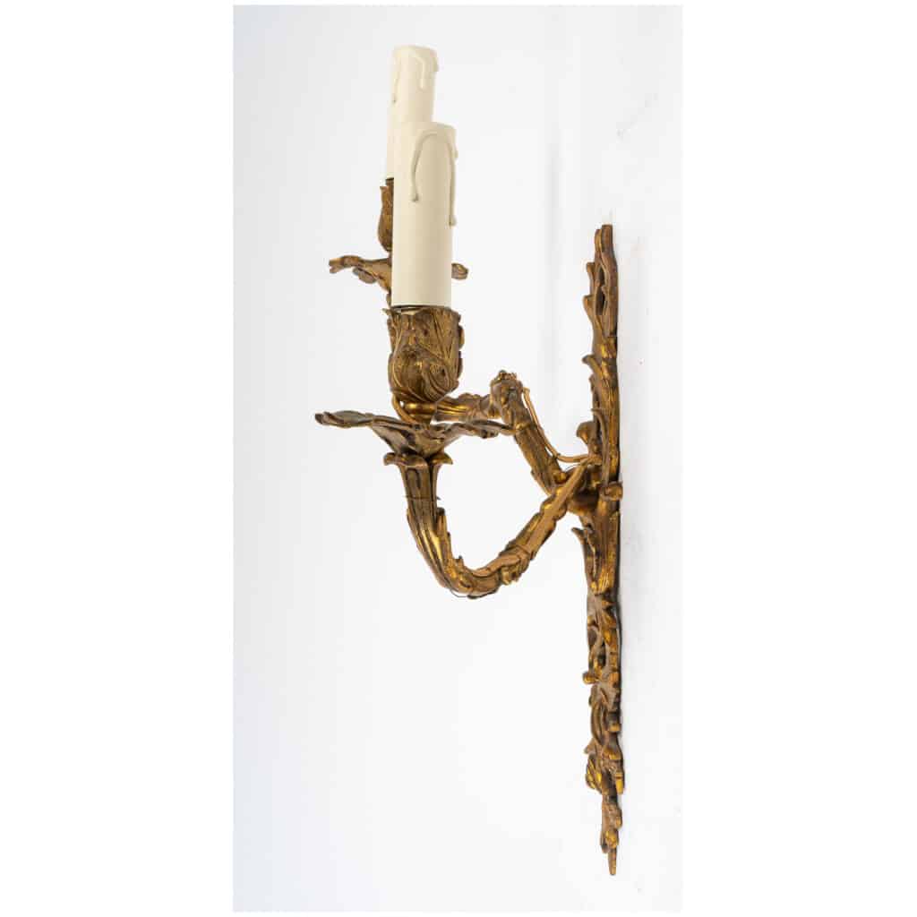 Pair of Regency style sconces from the Napoleon III period (1851 - 1870). 6