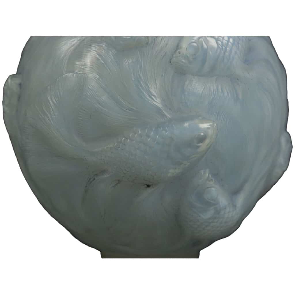 René lalique : Vase « Formose » verre opalescent 5