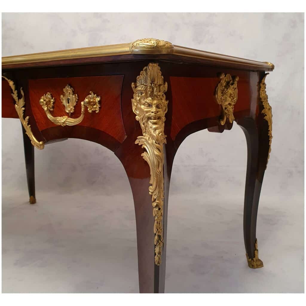 Bureau Stamped François Linke Regency Style – Violette & Satin Wood – Ca 1890 10