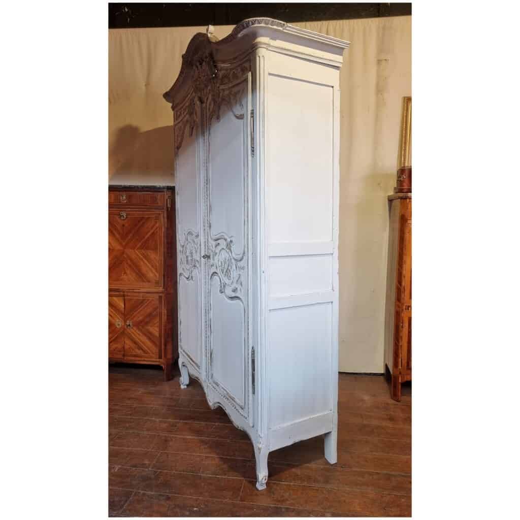 Armoire De Mariage De Fécamp – Haute Normandie – époque Transition – Chêne Patiné – 18ème 5