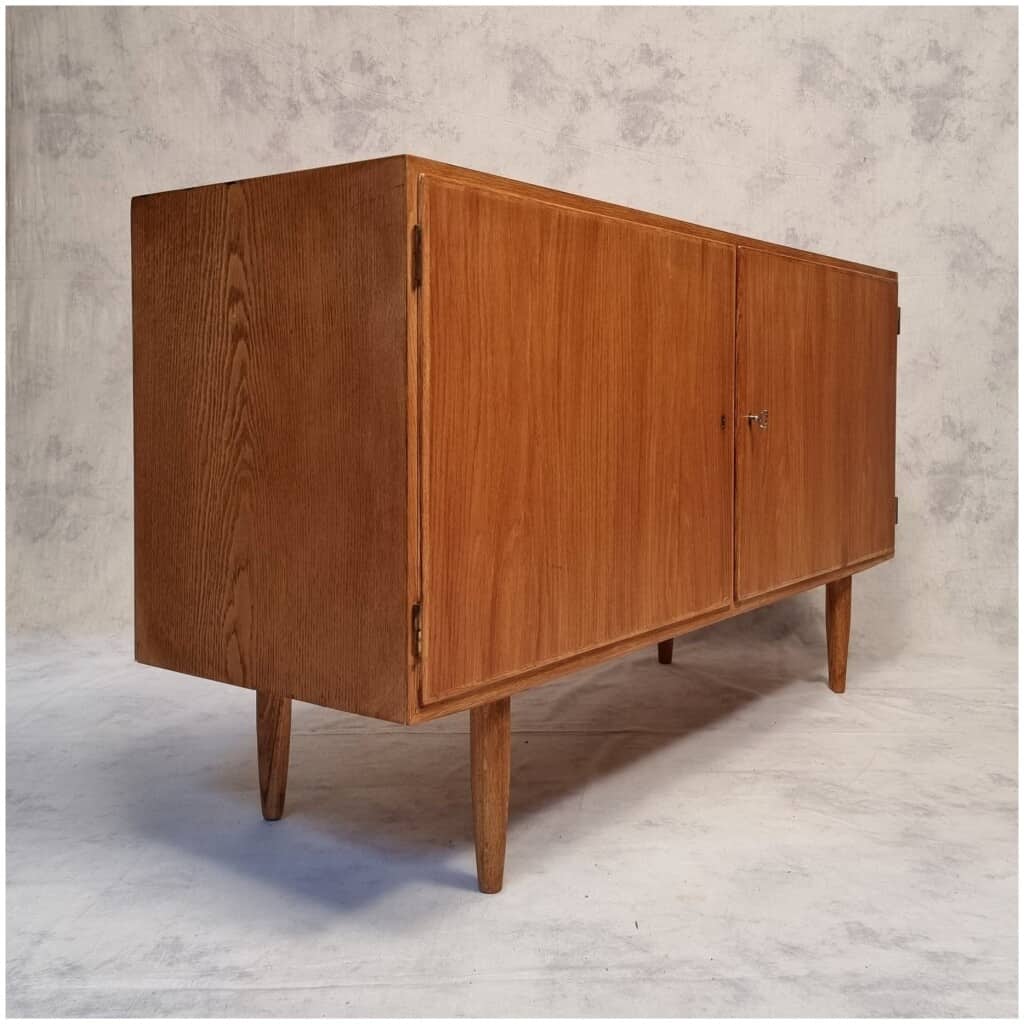 Enfilade Scandinave De Carlo Jensen Pour Hundevad & Co – Chêne – Ca 1960 7