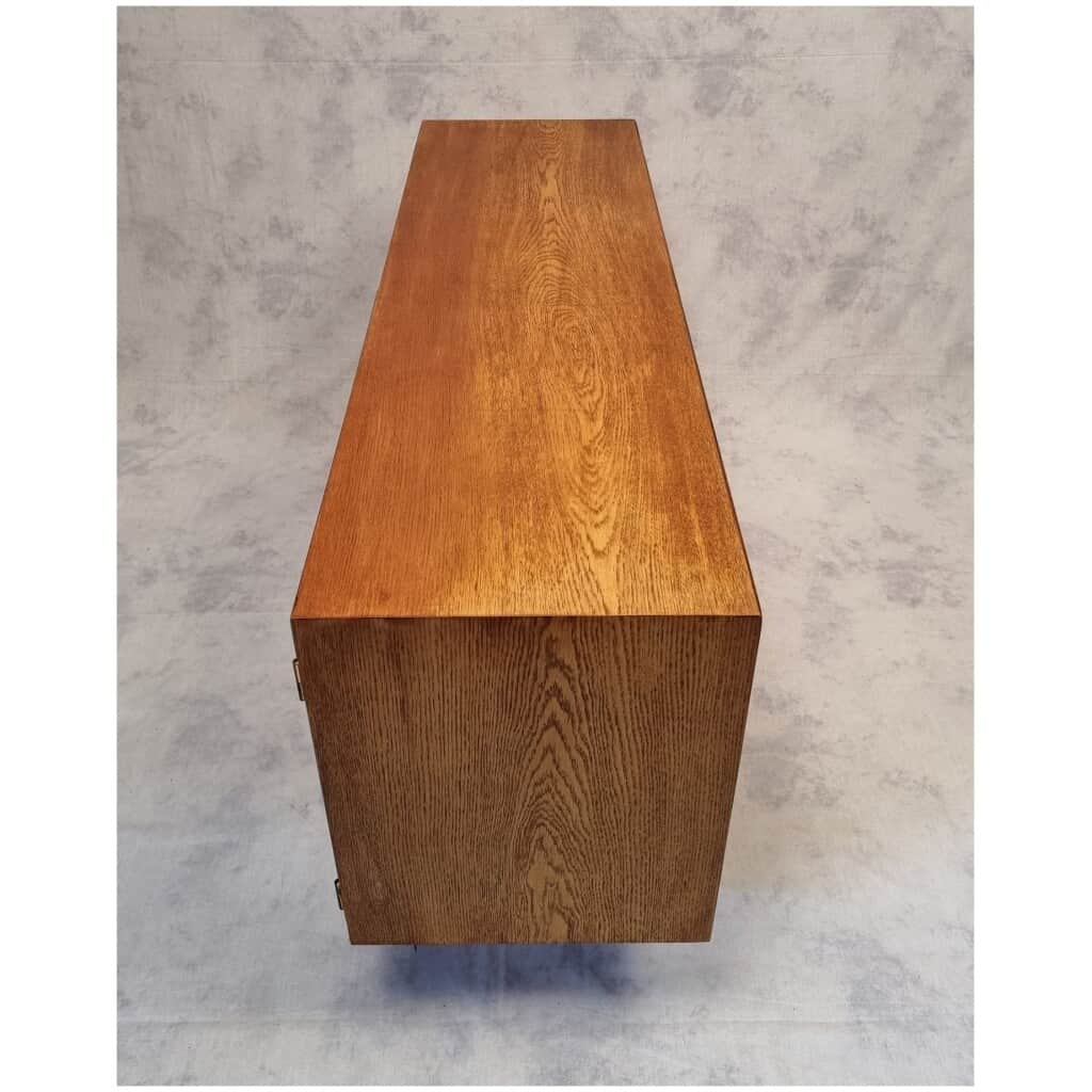 Enfilade Scandinave De Carlo Jensen Pour Hundevad & Co – Chêne – Ca 1960 9
