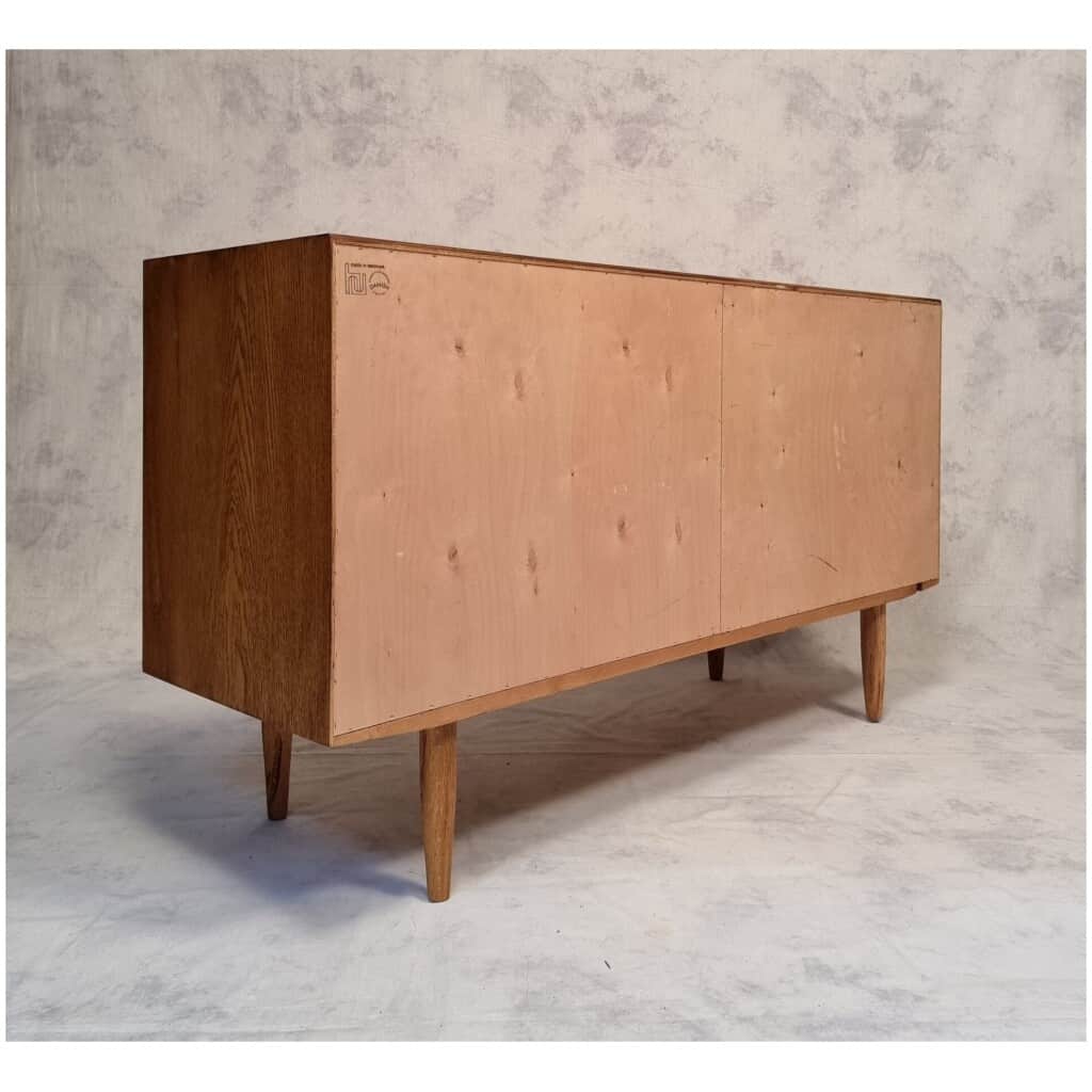 Enfilade Scandinave De Carlo Jensen Pour Hundevad & Co – Chêne – Ca 1960 8