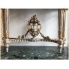 Half-moon console Provençal style Louis XVI in lacquered and gilded wood, Period XIXth 29