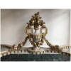 Half-moon console Provençal style Louis XVI in lacquered and gilded wood, Period XIXth 31
