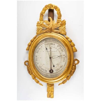 Louis period barometer - thermometer XVI (1774 - 1793).