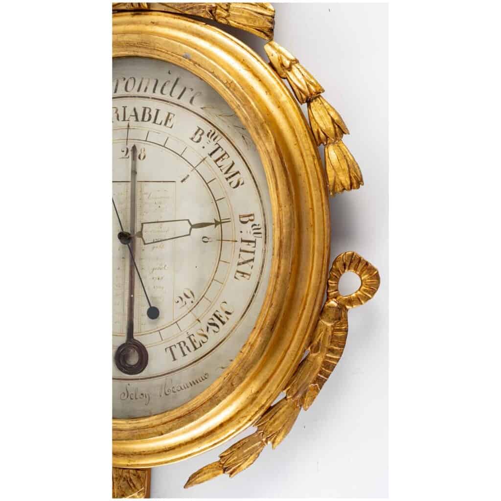 Louis period barometer - thermometer XVI (1774 – 1793). 6