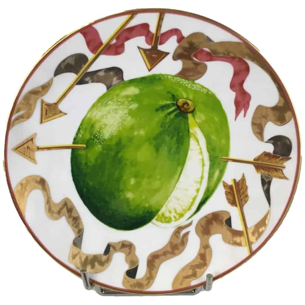 Hilton MC CONNICO for DAUM: 6 dessert plates "The lost arrows of Guillaume Tell" 5