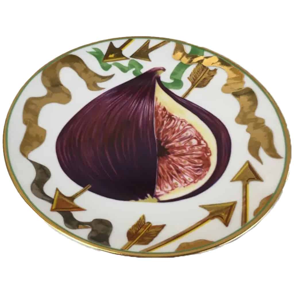 Hilton MC CONNICO for DAUM: 6 dessert plates "The lost arrows of Guillaume Tell" 9