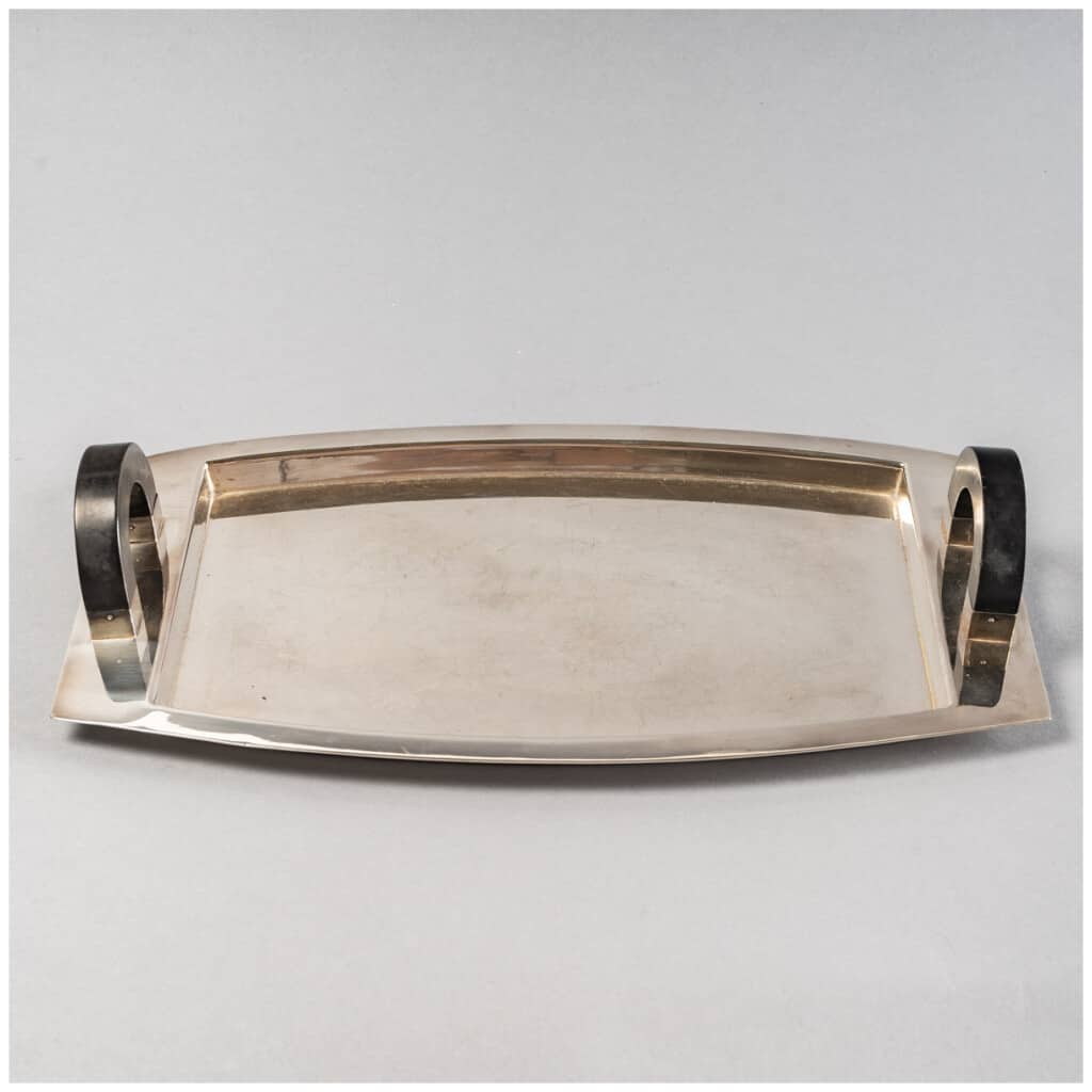 1930 Christofle Christian Fjerdingstad – Service à Thé Café Art Déco Métal Argenté 14