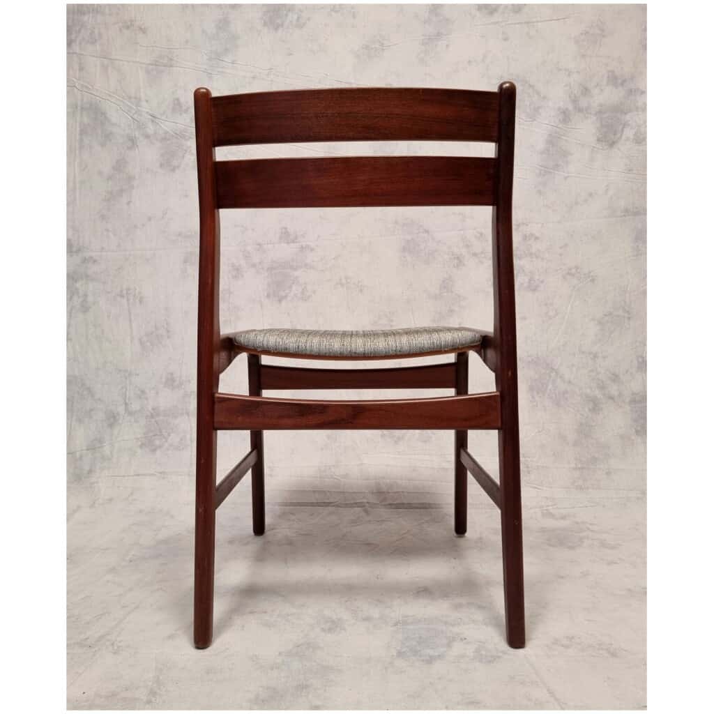 Set of Four Scandinavian Chairs – Teak – Ca 1960 10