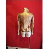 veste Chanel jacket cuir gold 8
