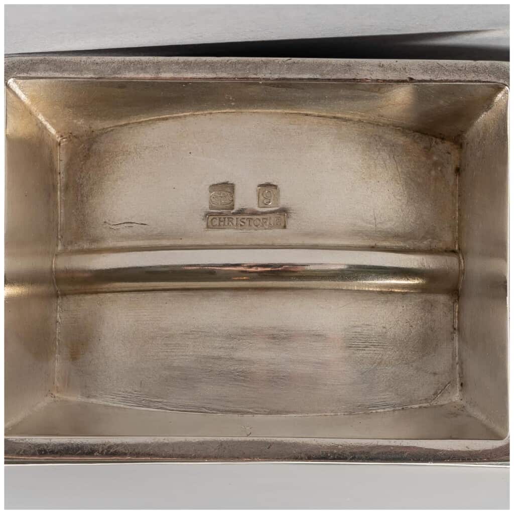 1930 Christofle Christian Fjerdingstad – Service à Thé Café Art Déco Métal Argenté 16