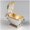1920 Boin Taburet – Selfish Tea And Coffee Service In Sterling Silver And Macassar 24