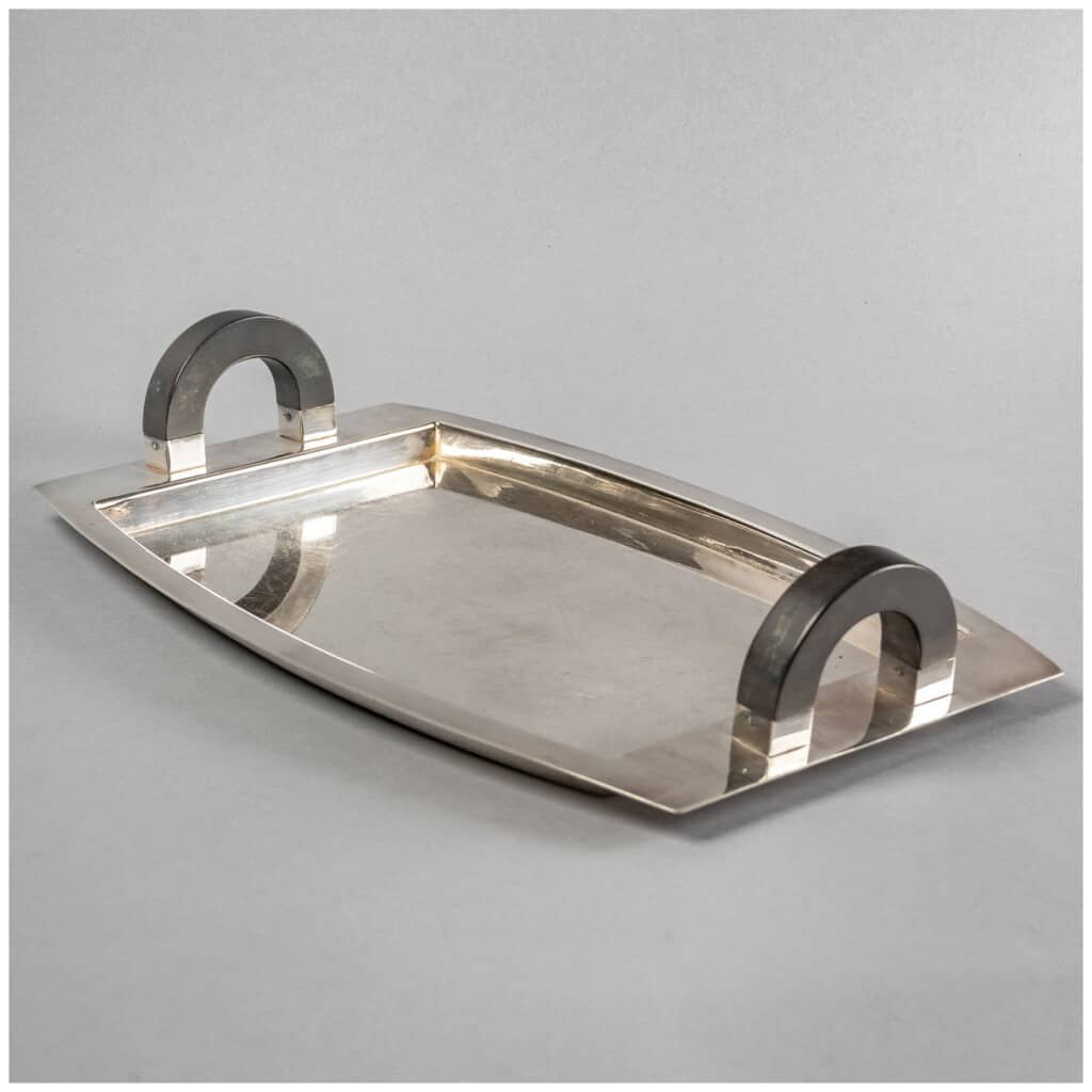 1930 Christofle Christian Fjerdingstad – Service à Thé Café Art Déco Métal Argenté 13
