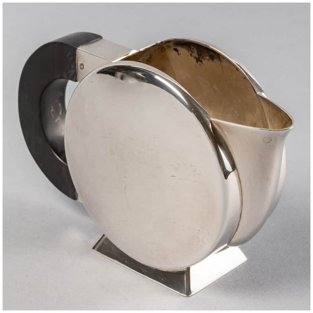 1930 Christofle Christian Fjerdingstad – Service à Thé Café Art Déco Métal Argenté 9