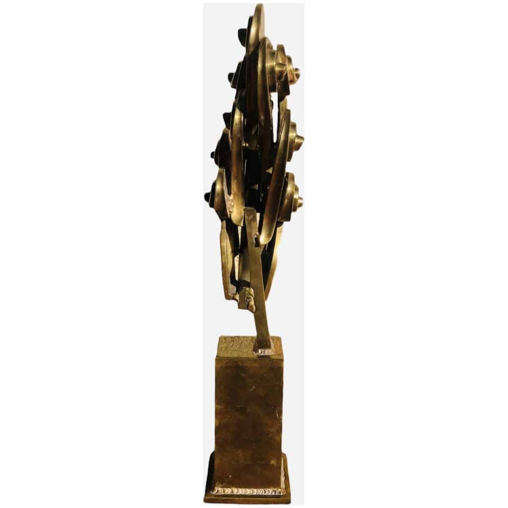 ARMAN Sculpture En Bronze signée 20ème Siècle Crosses de violon Art Moderne 4