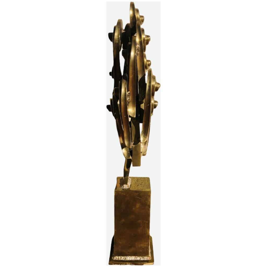ARMAN Sculpture En Bronze signée 20ème Siècle Crosses de violon Art Moderne 7