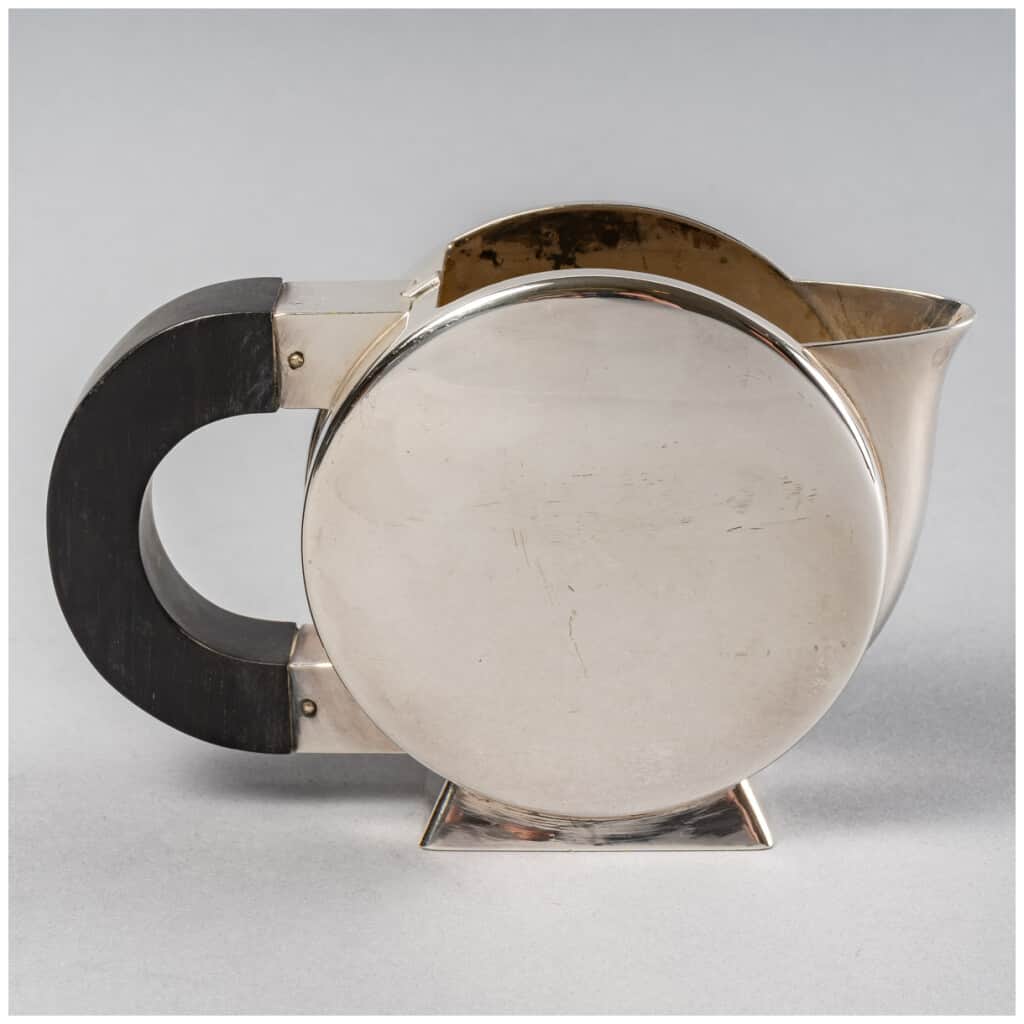 1930 Christofle Christian Fjerdingstad – Service à Thé Café Art Déco Métal Argenté 8
