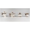 1920 Boin Taburet – Selfish Tea And Coffee Service In Sterling Silver And Macassar 19