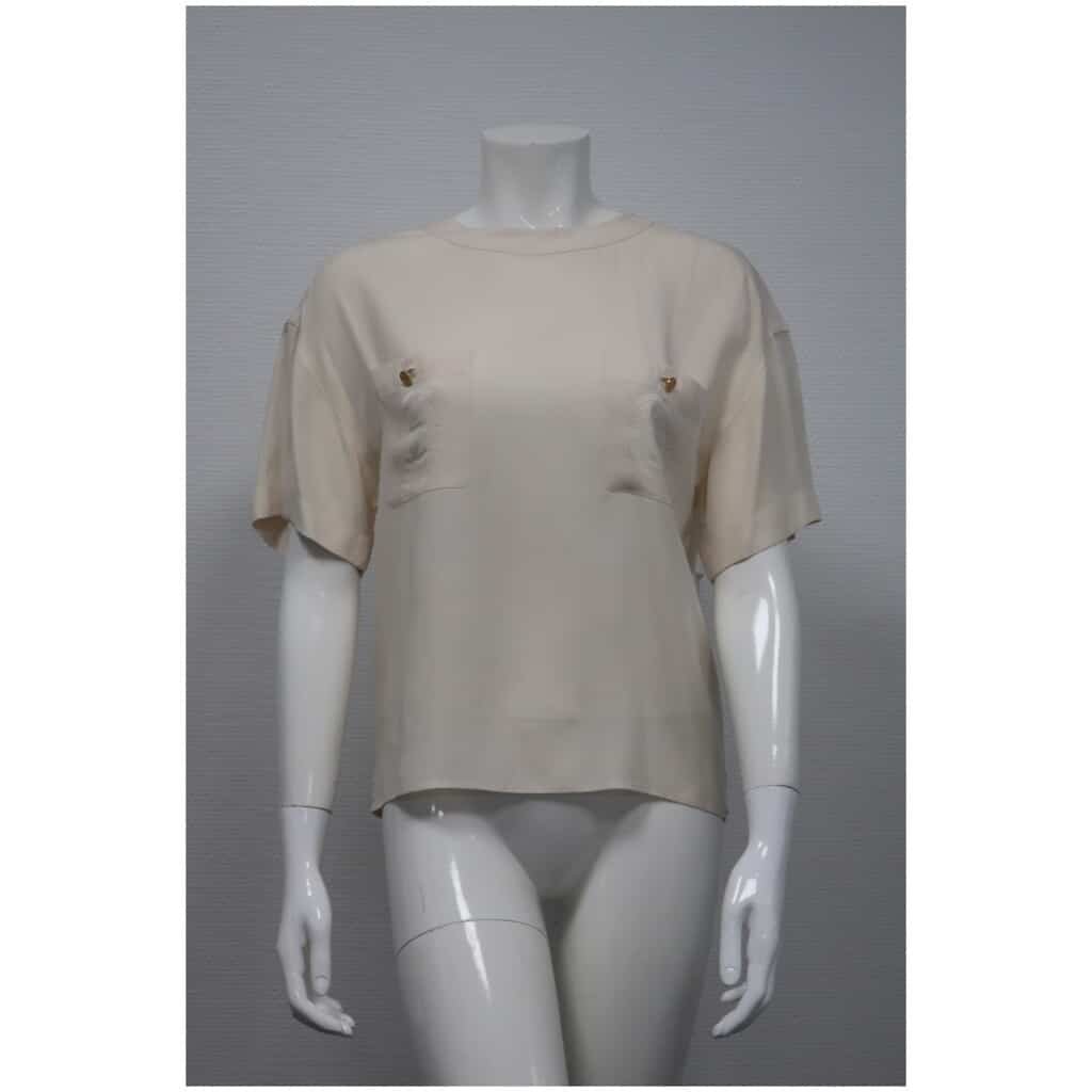 Chanel top silk silk sold sold 3