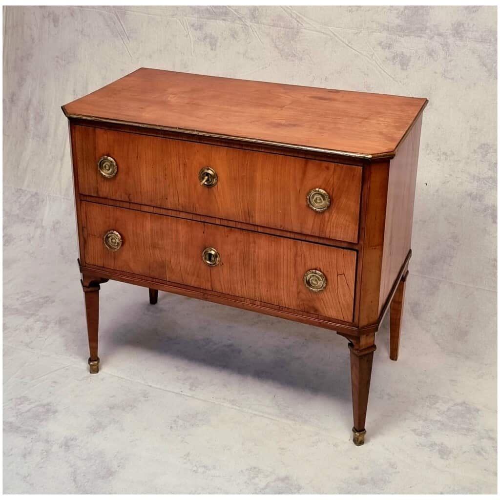 Chest of drawers Louis period XVI – Cherry – 18th 4