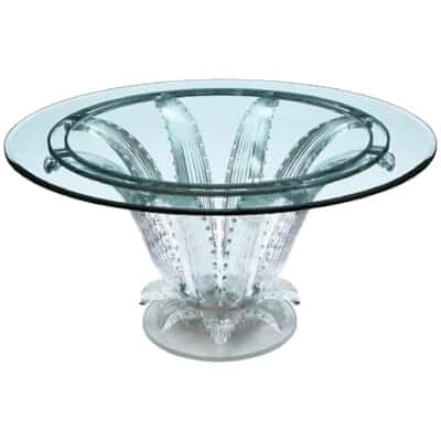 Cristal Lalique Table « CACTUS »