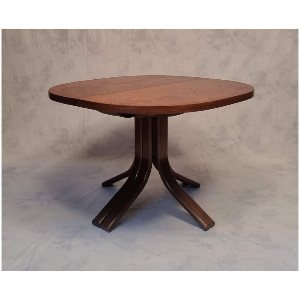 Table de Bruno Rey pour Dietiker par l’atelier « Stuhl aus Stein am Rhein » – Chêne – Ca 1970 3