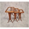 Suite de Tables Gigognes de Raphaël Raffel – Merisier – Ca 1955 21