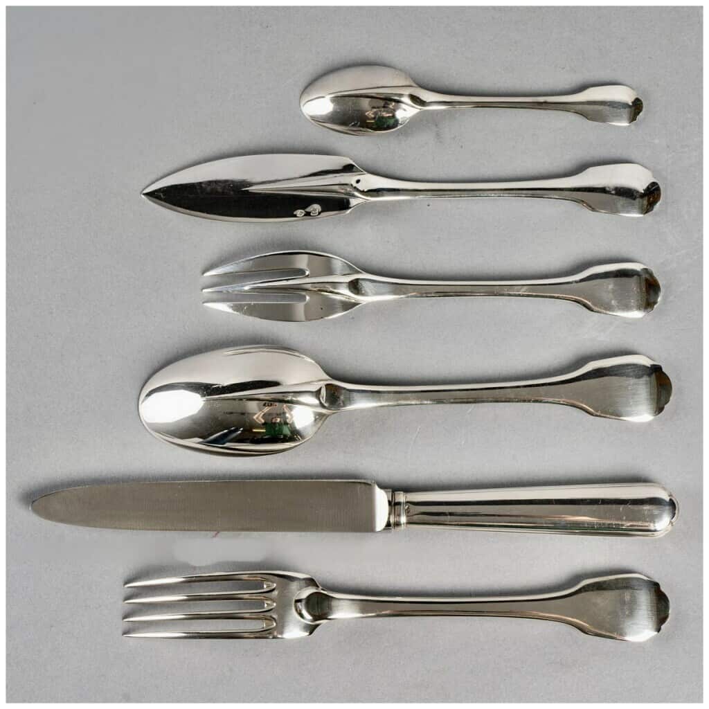 Puiforcat – Ménagère Colbert Argent Massif – 42 Pièces 3
