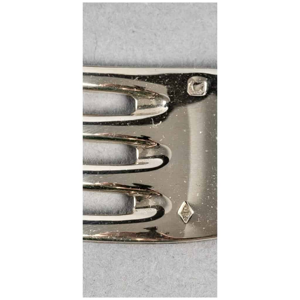 Puiforcat – Ménagère Colbert Argent Massif – 42 Pièces 7