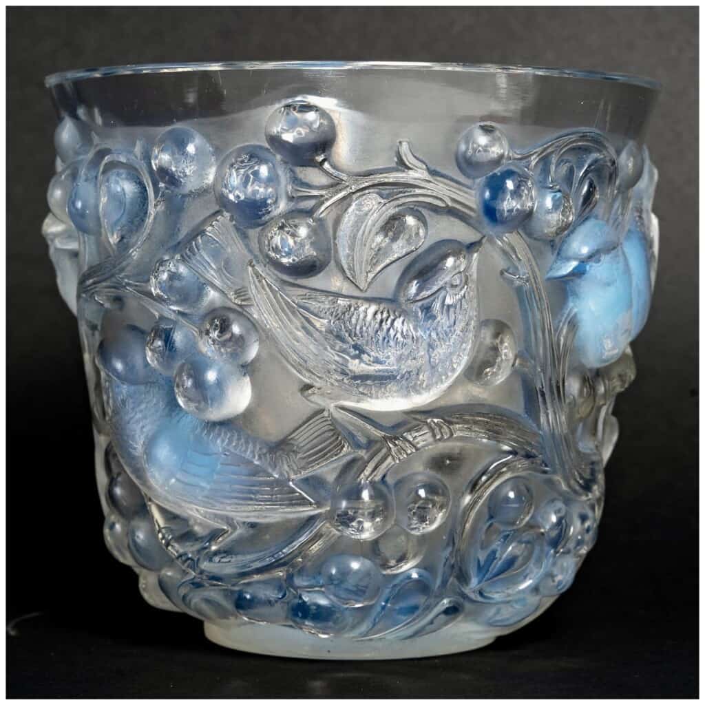 1921 René Lalique – Vase Avallon Verre Opalescent 4
