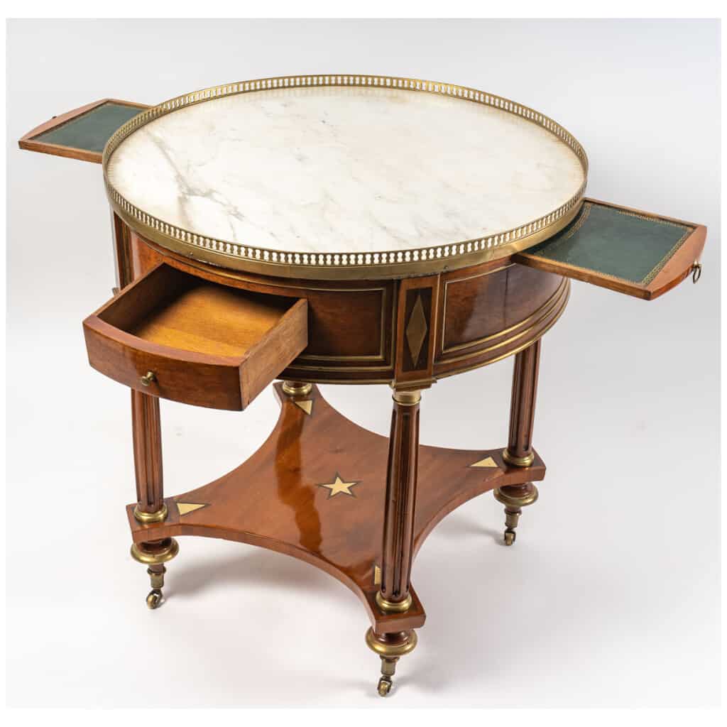Table bouillotte d’époque Directoire (1795 – 1799). 3