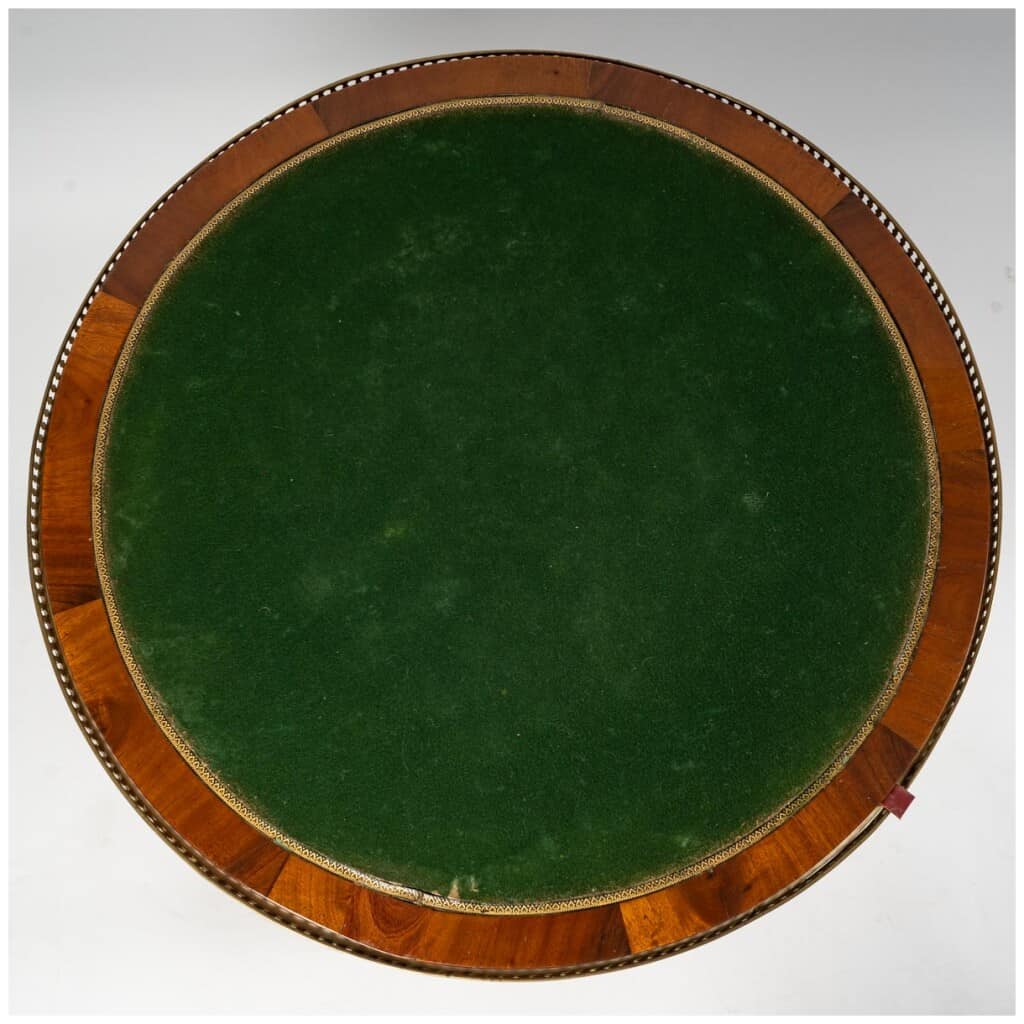 Table bouillotte d’époque Directoire (1795 – 1799). 8