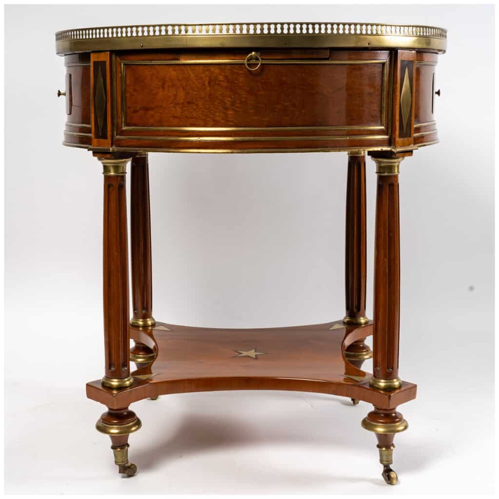 Table bouillotte d’époque Directoire (1795 – 1799). 12